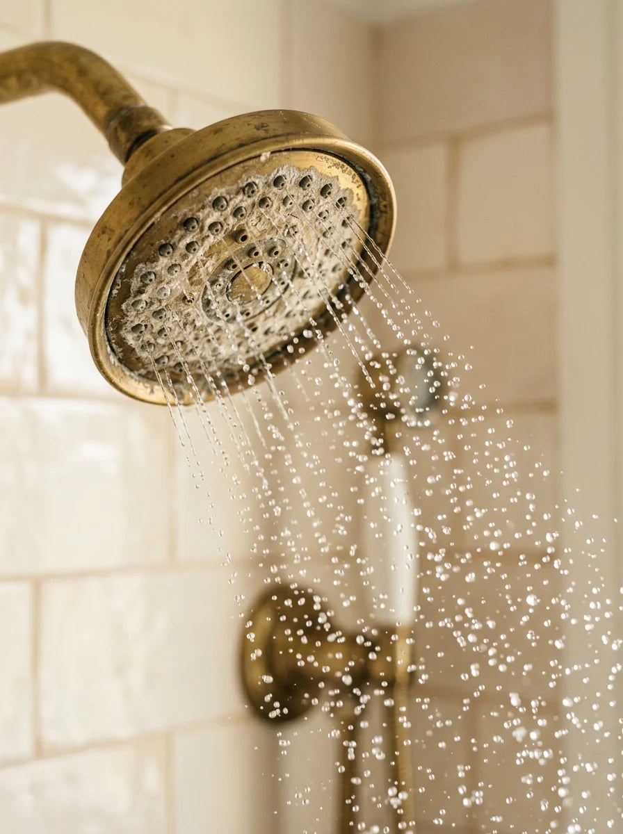 hard water, and what it is actually doing to your hair
