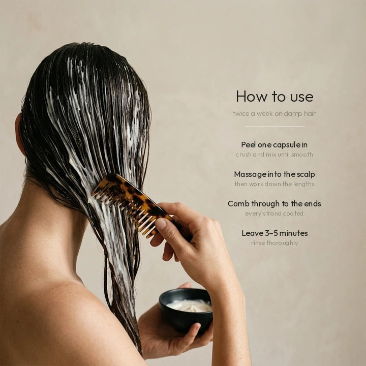 How to use, twice a week on damp hair